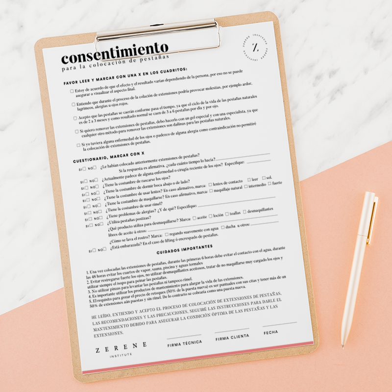 BLOCK HOJA CONSENTIMIENTO (LIFTING / 50 HOJAS)