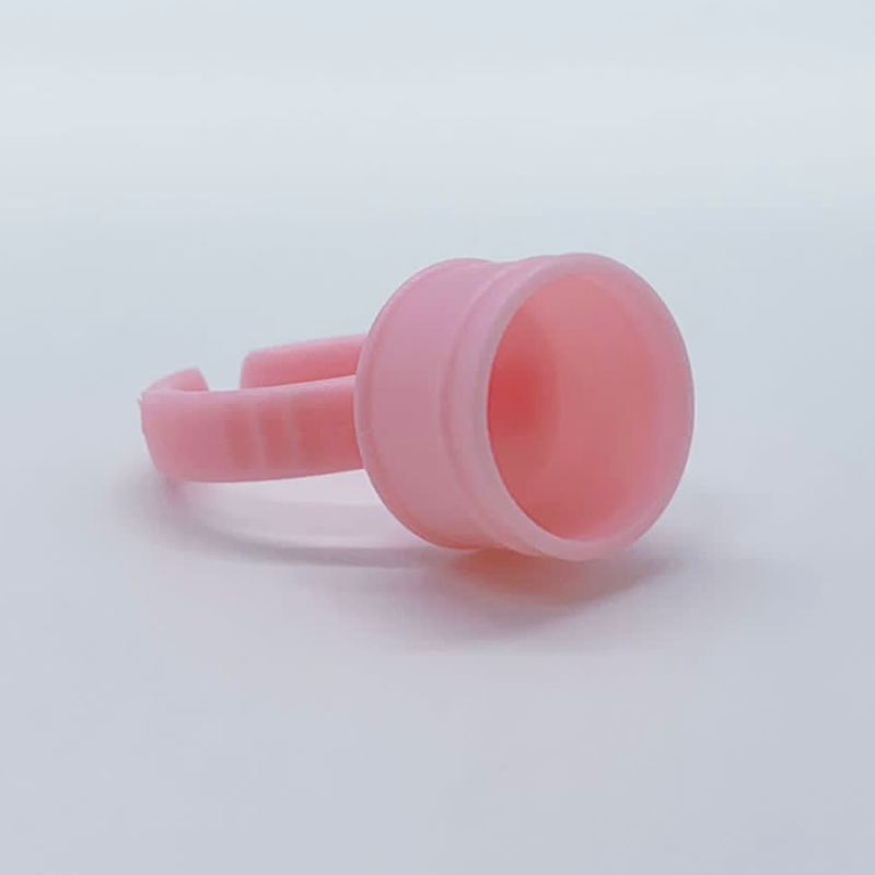 ANILLO PARA ADHESIVO O PIGMENTOS (ROSADO, MEDIANO, 100UDS)