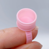 ANILLO PARA ADHESIVO O PIGMENTOS (ROSADO, MEDIANO, 100UDS)